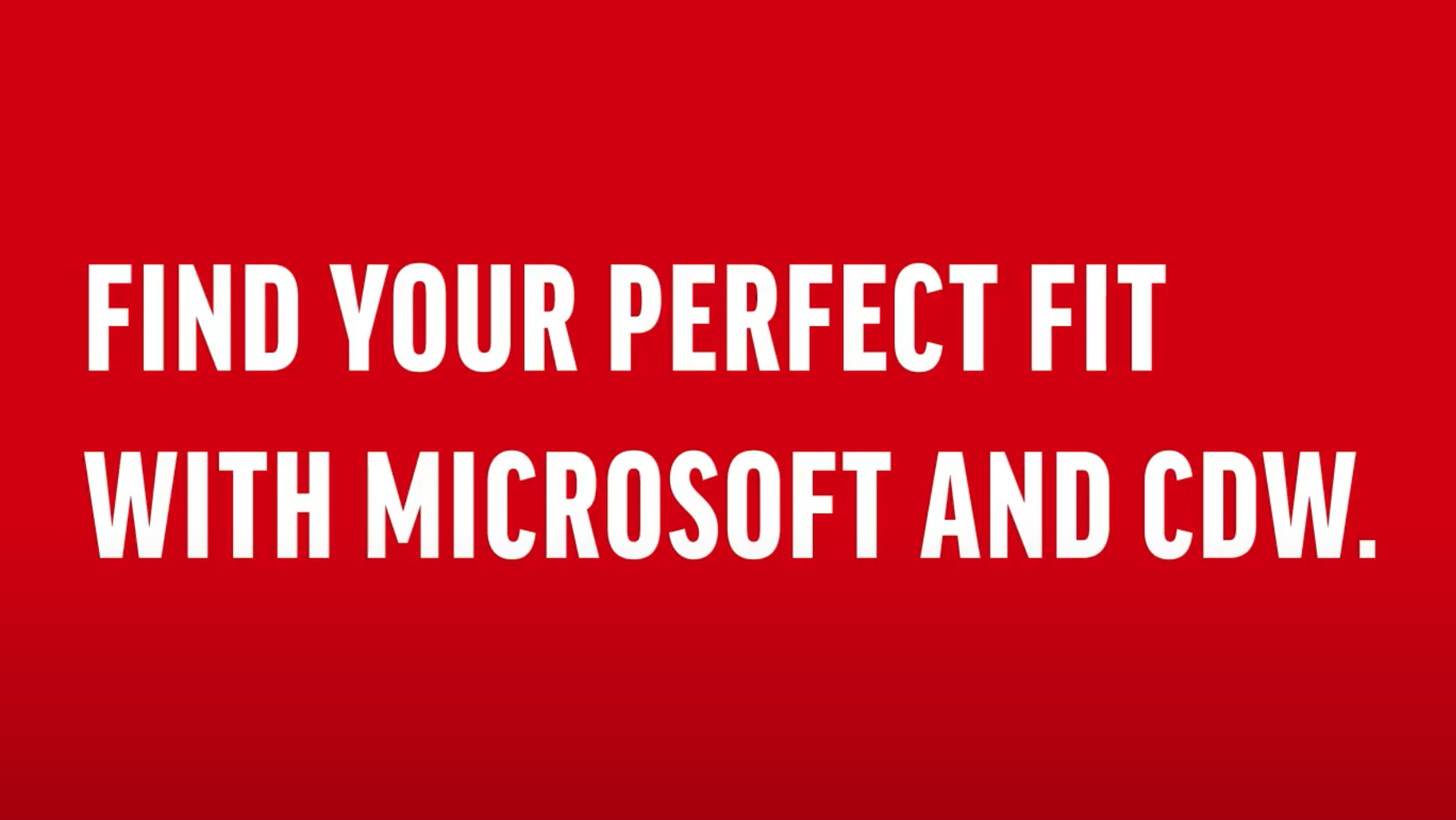 CDW Generating leads for technology that provides the perfect fit Silver Agency B2B